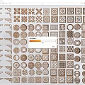 Hollow Window Hollow Window Lattice Carved Window Pane Lattice Window 3d model
