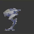 Mech Warrior Mech Soldier Machine Battlearm Mechanical Battlearm Machine Fighter Robot 3d model