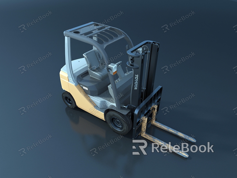 Modern Forklift Truck Ambulance Van Military Vehicle Aircraft Various Vehicles model