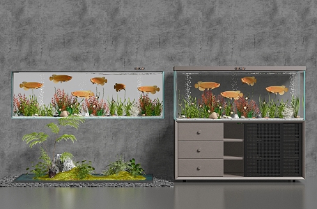 aquarium 3d model