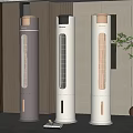 Modern air conditioning floor type air conditioning combination 3d model