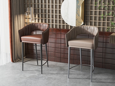 New Chinese Bar Chair Bar Chair Combination model