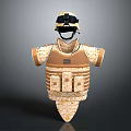 Desert Camouflage Tactical Vest With Protective Armor And Helmet Gear