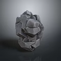 Rock Block Rock Block Rock Specimen Boulder Big Stone Block Rock Stratum Rock Stratum Rock Stratum Rock 3d model