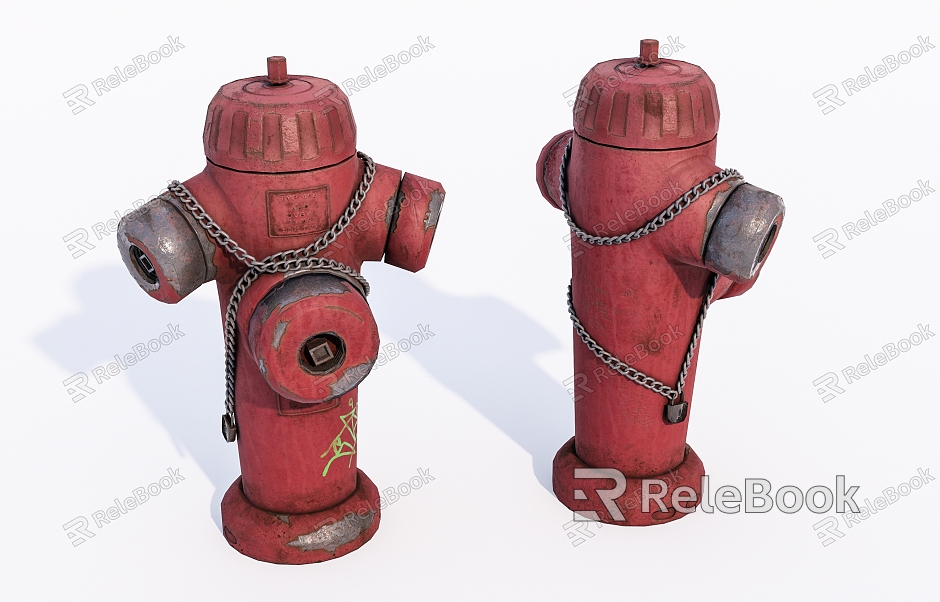 Modern fire hydrant Old outdoor fire hydrant model