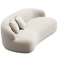 Modern Beige Multi-seater Sofa With Soft Cushions And Cozy Upholstered Fabric