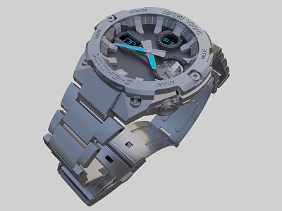 Casio Watch Clock 3d model