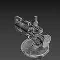 Precision Mechanical Device With Gear Base And Knob Detailed Structure