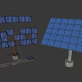 Efficient Industrial Solar Panel Equipment With Mounting Structures And Panel Arrays
