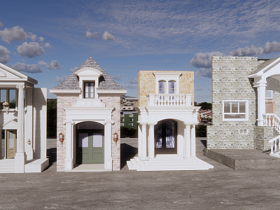 European-style Gate Villa Entrance Gate model