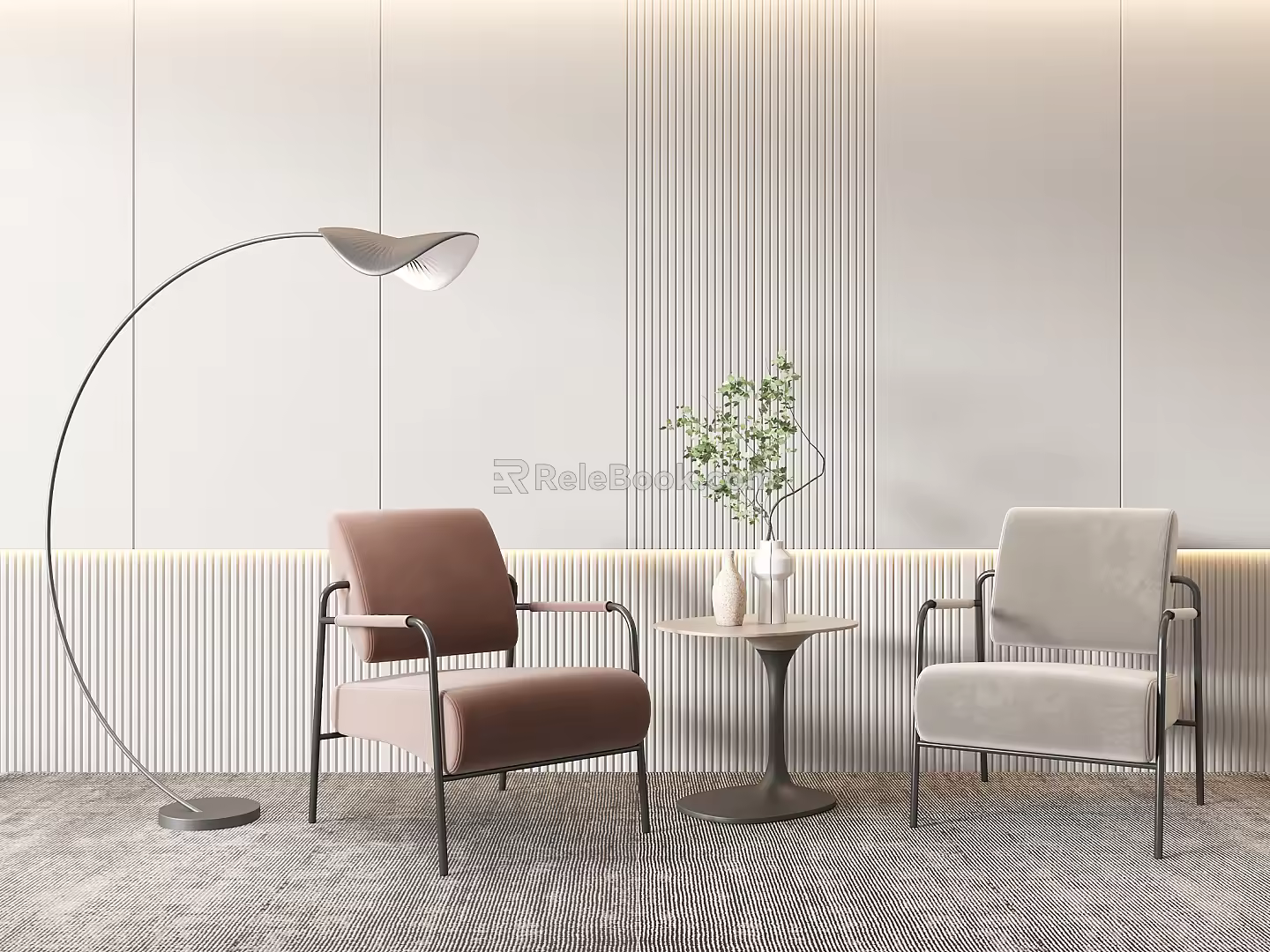 Modern Casual Sofa Combination Single Sofa 3d model