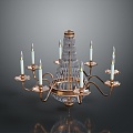 Chandelier Ceiling Lamp Living Room Chandelier Iron Chandelier Lighting Lamps Lighting Fixtures Furniture Furniture 3d model