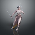 female warrior female warrior female soldier female guard female assassin female killer ancient female warrior ancient female soldier 3d model