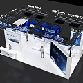 Sunsun CEEP Exhibition Booth With Modern Design LED Screens And Lighting