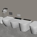 Smart Toilet Toilet 3d model