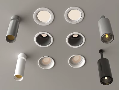 Modern Downlight Spotlight Recessed Downlight Spotlight 3d model