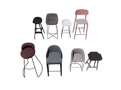 Modern Bar Chair model