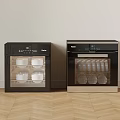 Haier Kitchen Appliances With Dishes And Glasses Storage In Black Modern Design