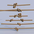Practical Household Rope With Various Creative Knots For Home Use And Decoration