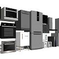 Modern Appliances Home Appliances Combination 3d model