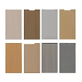 Wooden Wall Panels with Different Colors and Textures Sample Collection for Interior 3d model