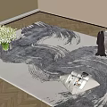 Modern Carpet 3d model
