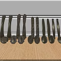 Various Style Metal Cabinet Handles With Different Designs And Shapes