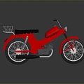 Motorcycle Two-wheeled Motorcycle Cross-country Motorcycle Road Race Motorcycle Motor Vehicle Transport 3d model