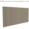 Modern Bedroom Accent Wall Design With Vertical Wooden Stripes And Neutral Tones