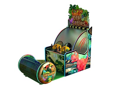 Dinosaur ball shooting machine for children 3d model