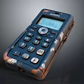 Gionee Old Fashioned Feature Mobile Phone With Worn Rusty Exterior And Numeric Keypad