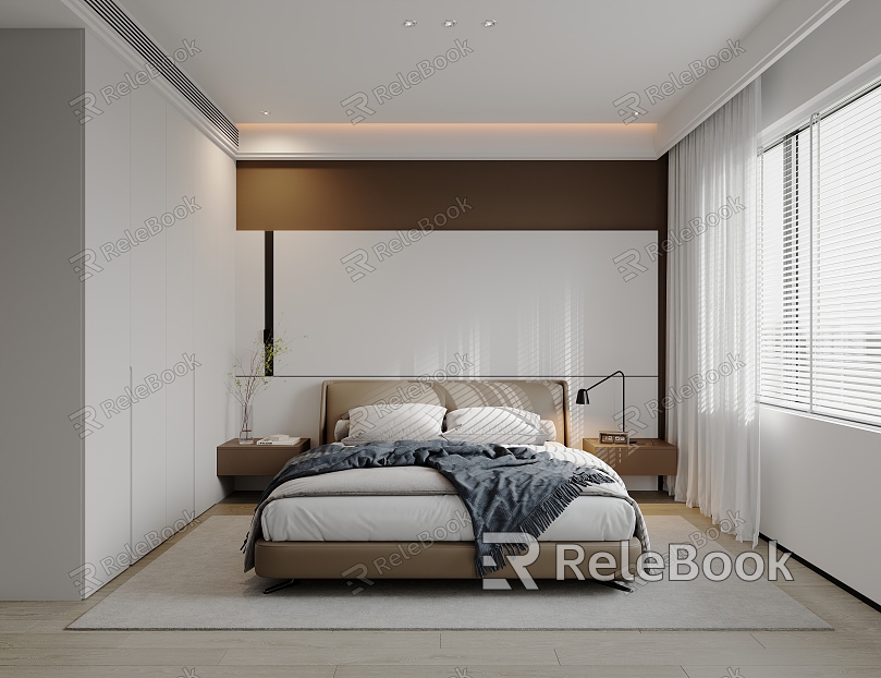 Modern Master Bedroom model