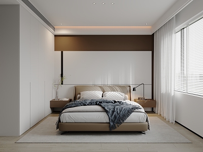 Modern Master Bedroom model