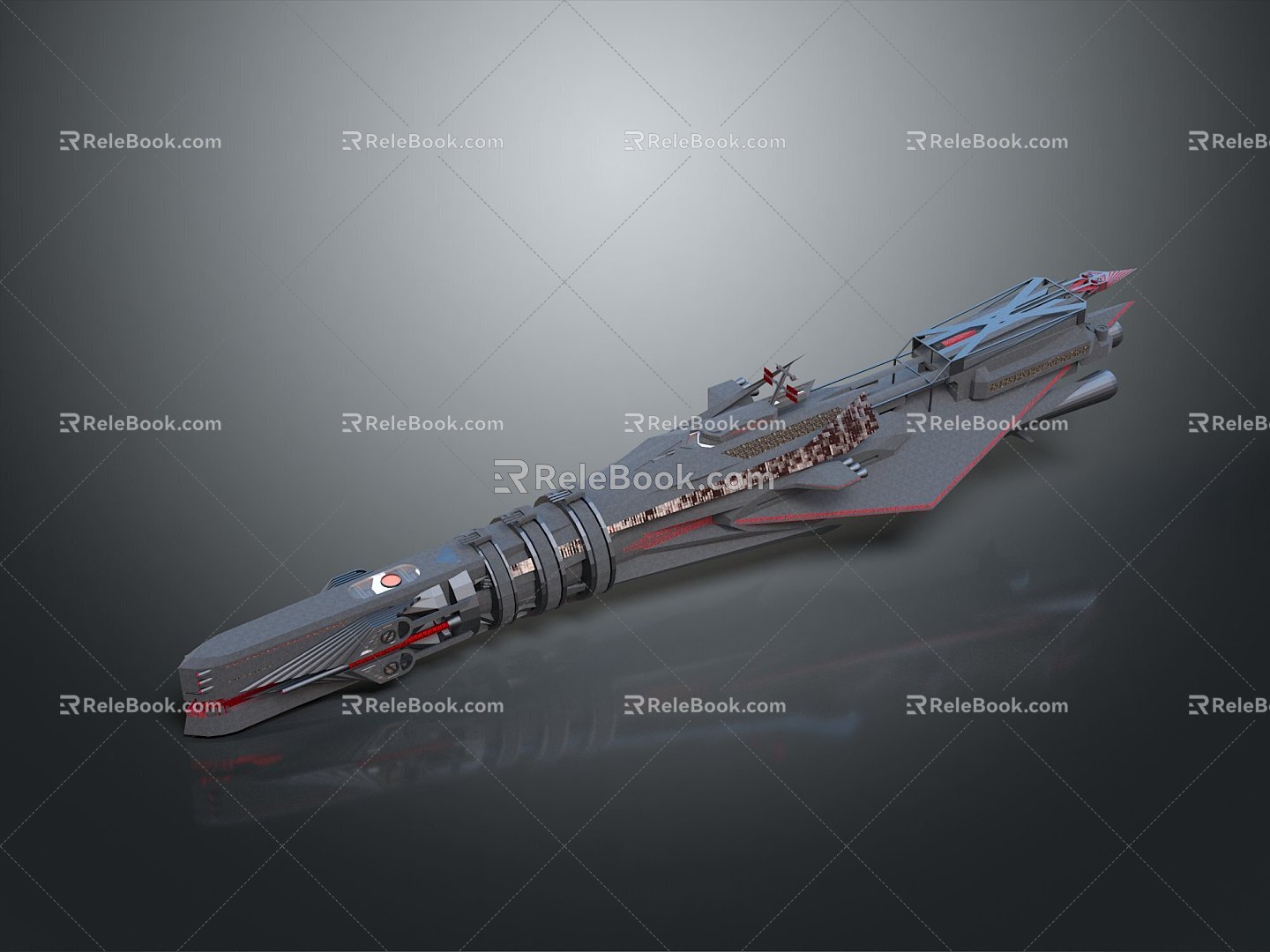 Modern fighter sci-fi fighter sci-fi fighter space fighter 3d model