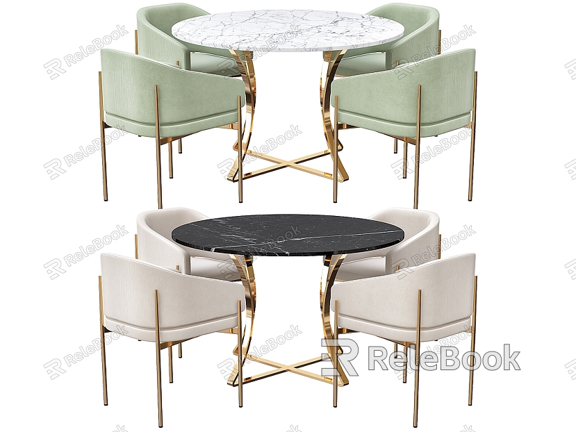 Houston Irving Round Table Chair Dining Chair Dining Table Negotiation Table Casual Table Chair model