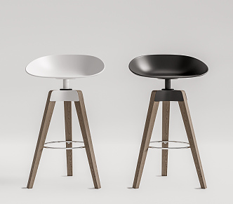 Modern Bar Chair 3d model