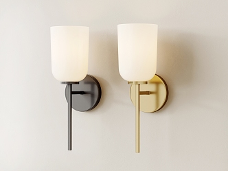 Modern wall lamp 3d model