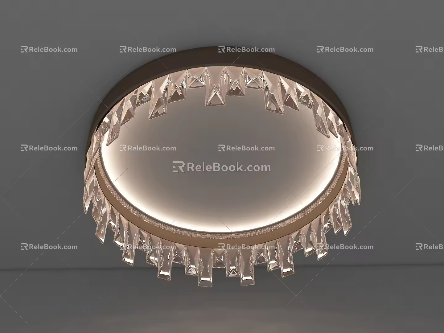 Crystal lamp 3d model