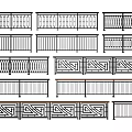 Various Stylish Railing Designs With Different Decorative Patterns And Structures
