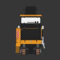 Heavy Yellow Tracked Construction Machinery With Long Arm And Black Cab