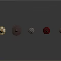 Various Design Pendant Lights With Different Colors For Interior Decoration