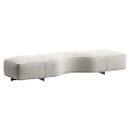 Minotti sofa stool fabric stool bench leisure stool bed 3d model