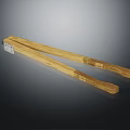 Natural Wooden Chopsticks For Daily Dining Use With Smooth Surface And Reusable Design