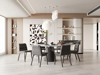 Modern Restaurant 3d model