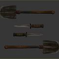 Shovel Soldiers Shovel Tools Hardware Tools Processing Tools 3d model