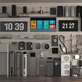 Diverse Collection of Various Household Appliances Including TVs Refrigerators Washing Machines and Air Conditioners