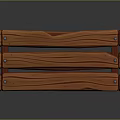 Stacked Wooden Storage Crates With Metal Rivets And Wood Grain For Home Storage