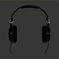 Black Wired Over Ear Headphones for Computer Use with Sleek Design and Comfortable Fit