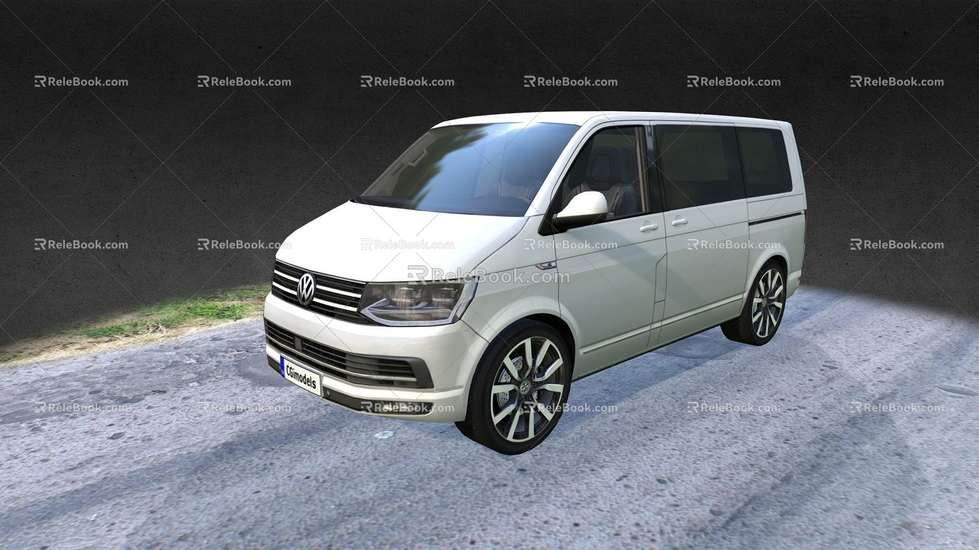 Volkswagen T6Multivan car 3d model