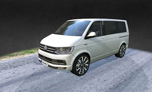 Volkswagen T6Multivan car 3d model